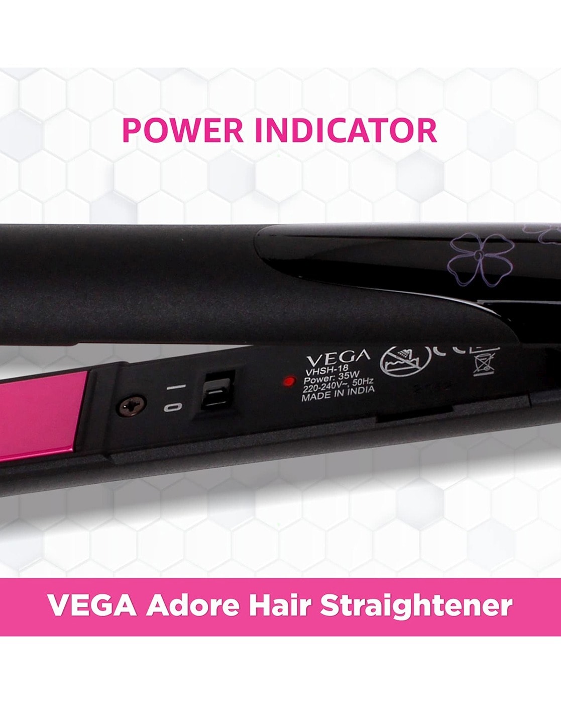 Vega vhsh shop 18 hair straightener