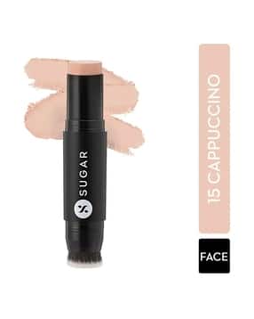 sugar cosmetics Ace Of Face Foundation Stick with Inbuilt Brush - 15 Cappuccino-picture-45