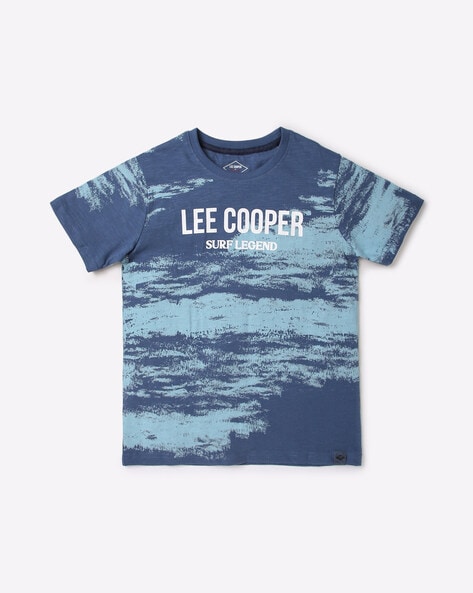 Lee Cooper Logo Print Round-Neck T-Shirt