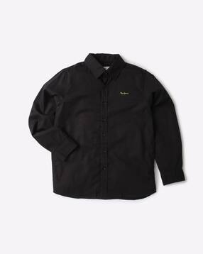 pepe jeans Sawyer Shirt with Spread Collar-picture-31