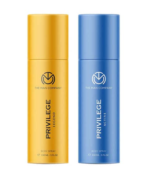 The Man Company Set of 2 Privilege Legend & Active Body Spray