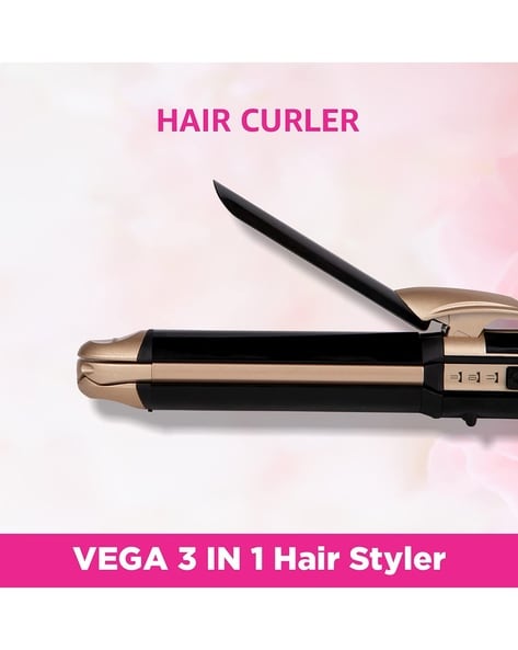 Vega hair clearance straightener with curler