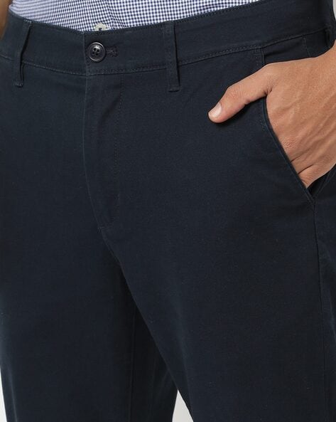 Buy navy Trousers & Pants for Men by JOHN PLAYERS Online
