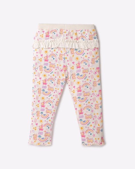 Rare Editions Little Girls 2T-6X Solid Knit with Printed Ruffles Unicorn  Applique Top & Printed Leggings Set | Dillard's