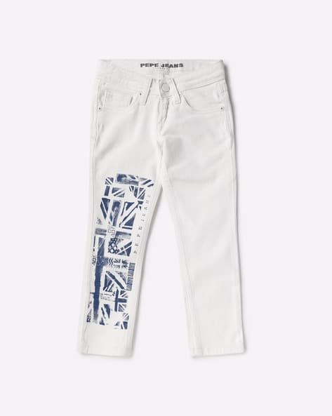 Buy White Jeans for Boys by Pepe Jeans Online