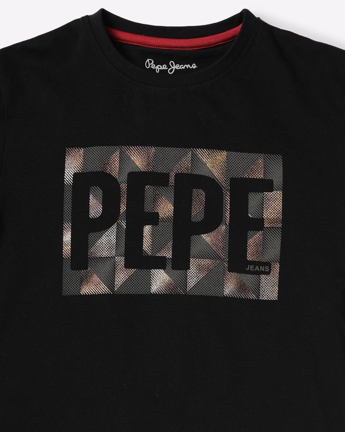 Buy Pepe Jeans Ollie Sr Jonny Collar Black Polo T-Shirt Online