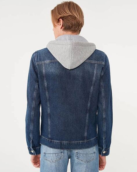 AE Hooded Denim Trucker Jacket | CoolSprings Galleria