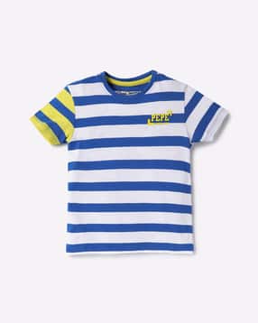 pepe jeans Striped Crew-Neck T-Shirt-picture-17