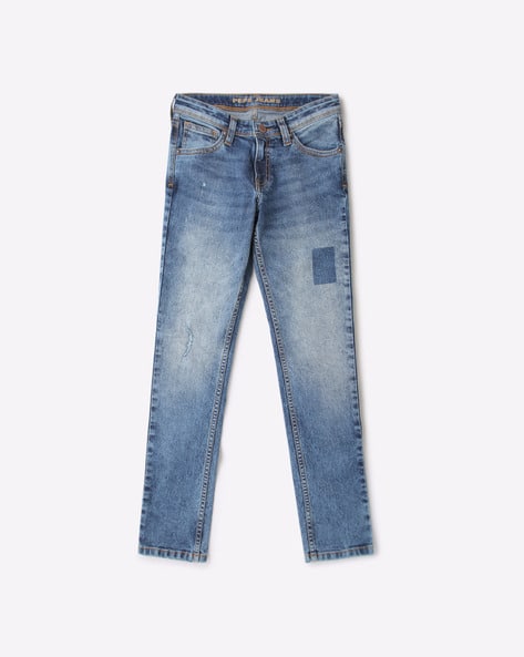 Boys Lightly Washed Slim Fit Jeans