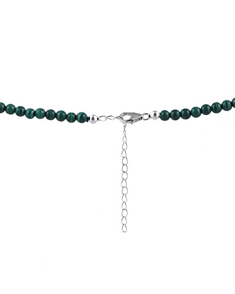 Bulova Classic Malachite and Hematite Bead Necklace | 22 Inches | REEDS  Jewelers