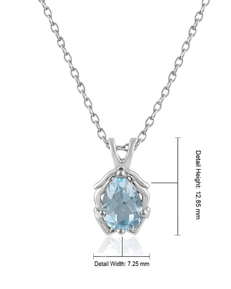 London Blue Topaz Necklace | Buy Blue Topaz Necklaces Online – Tagged  