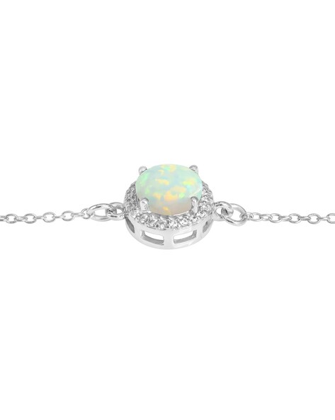 Doublet Opal Bracelet Gemstone Bracelet 925 Sterling Silver Bracelet