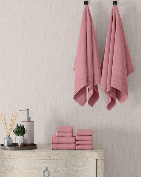 Buy Pink Towels Bath Robes for Home Kitchen by Home