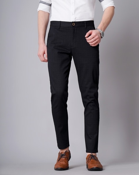 Buy British Club Men Grey Smart Casual Trousers  Trousers for Men 689391   Myntra