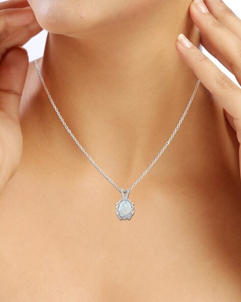 Boulder Opal and Diamond Necklace – Meira T Boutique