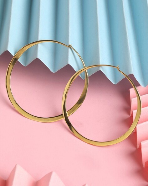 Silver Gold Plated Interlocking Hoop Earrings – GNRTN