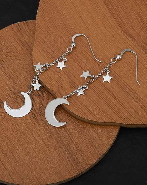 Buy Silver Earrings for Women by Vanbelle Online