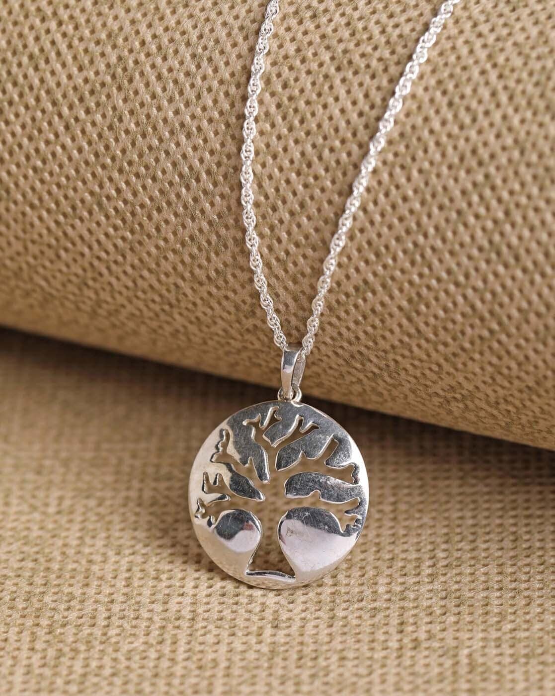 Silver Tree Of Life Necklace - Ellie Ellie