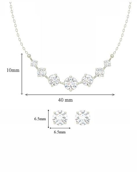Necklace with pendant: Zirconia stone & silver – THOMAS SABO