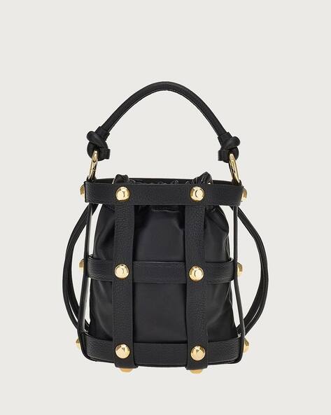 Buy Ferragamo Small Cage Bag | BLACK Color Women | AJIO LUXE