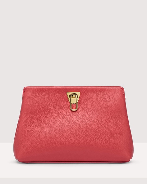 Leather clutch bag Hermès Red in Leather - 32651128