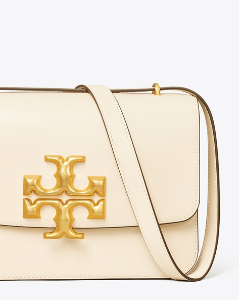 Tory Burch Mini Fleming Soft Patent Border Bucket Bag