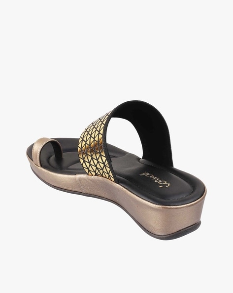 Catwalk discount golden sandals