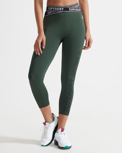 Buy Green Leggings for Women by SUPERDRY Online