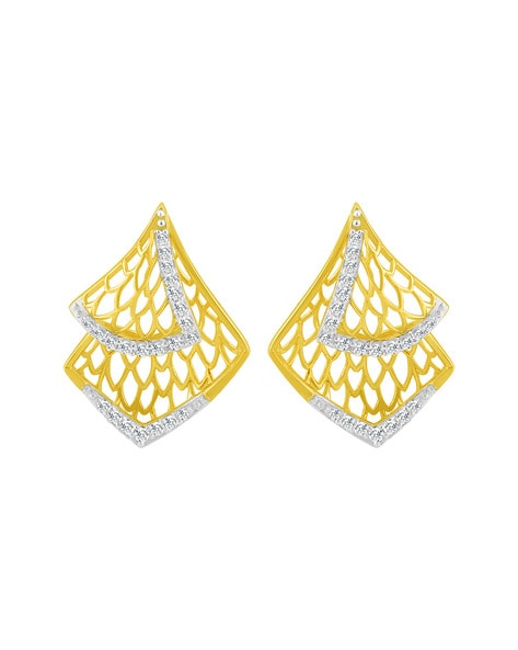 These charismatic dangler earrings are crafted in 14KT gold and are  embellished with high-quality diamonds. This collection is inspired by… |  Instagram