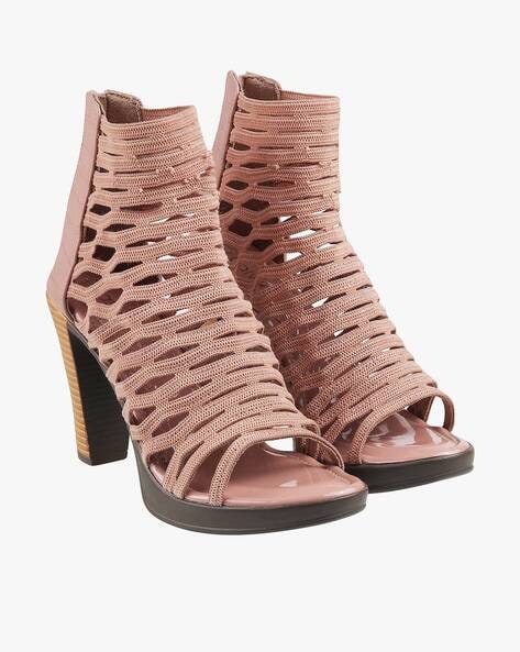 Céline Celine, Black leather zip up sandals ref.1004051 - Joli Closet