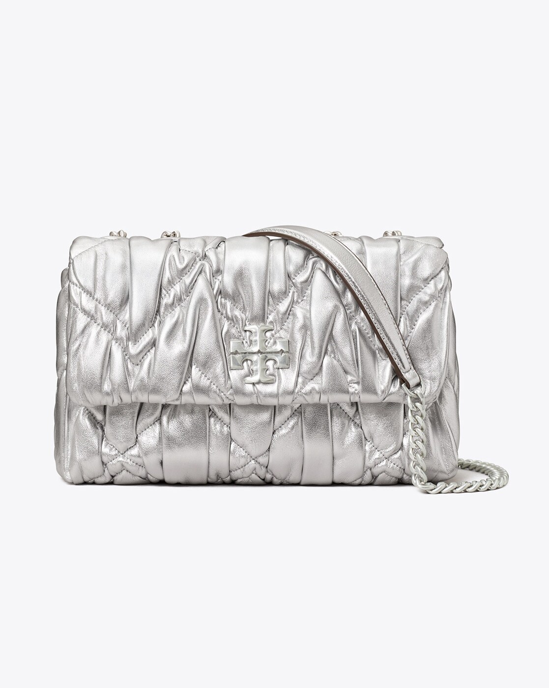 Tory Burch Kira Mixed-Media Materials Embellished/ studds Shoulder