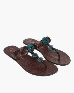 Buy Blue Flat Sandals for Women by CATWALK Online Ajio