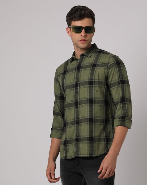 Casual on sale checkered shirts