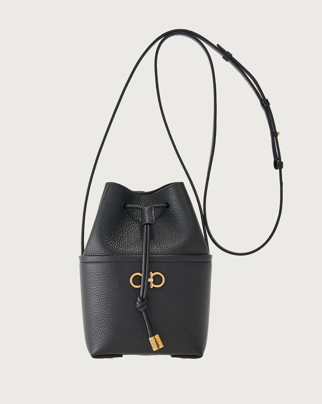 Salvatore Ferragamo Drawstring Bucket Bag - Free Shipping