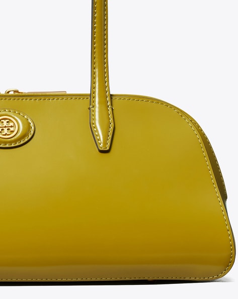 Tory Burch Robinson Patent Quilted Convertible Shoulder Bag