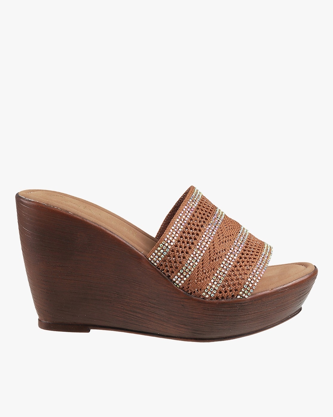 Buy Bronze Heeled Sandals for Women by CATWALK Online | Ajio.com