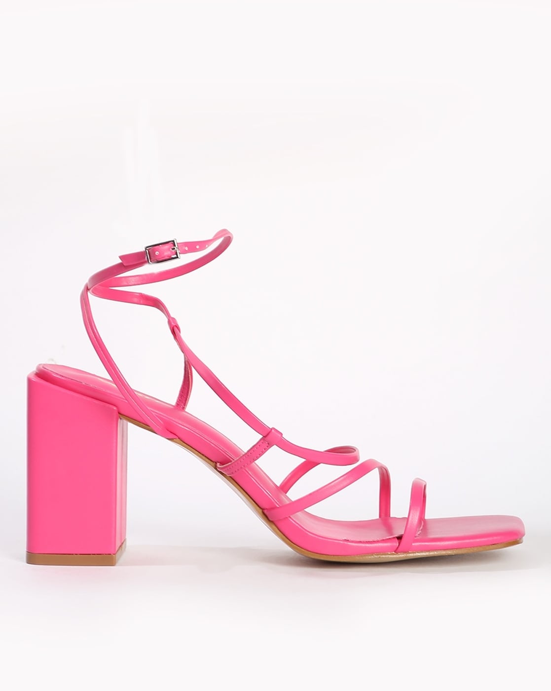 Pink high best sale heel sandals