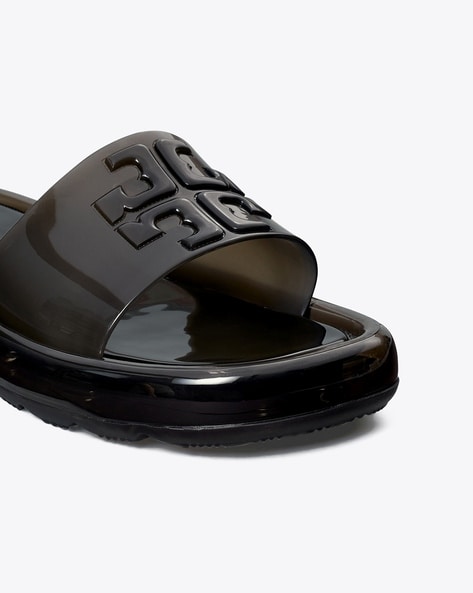 Jelly flip flop discount slides