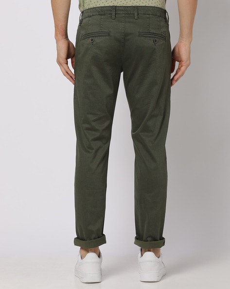 Buy Olive Green Trousers & Pants for Men by JOHN PLAYERS Online