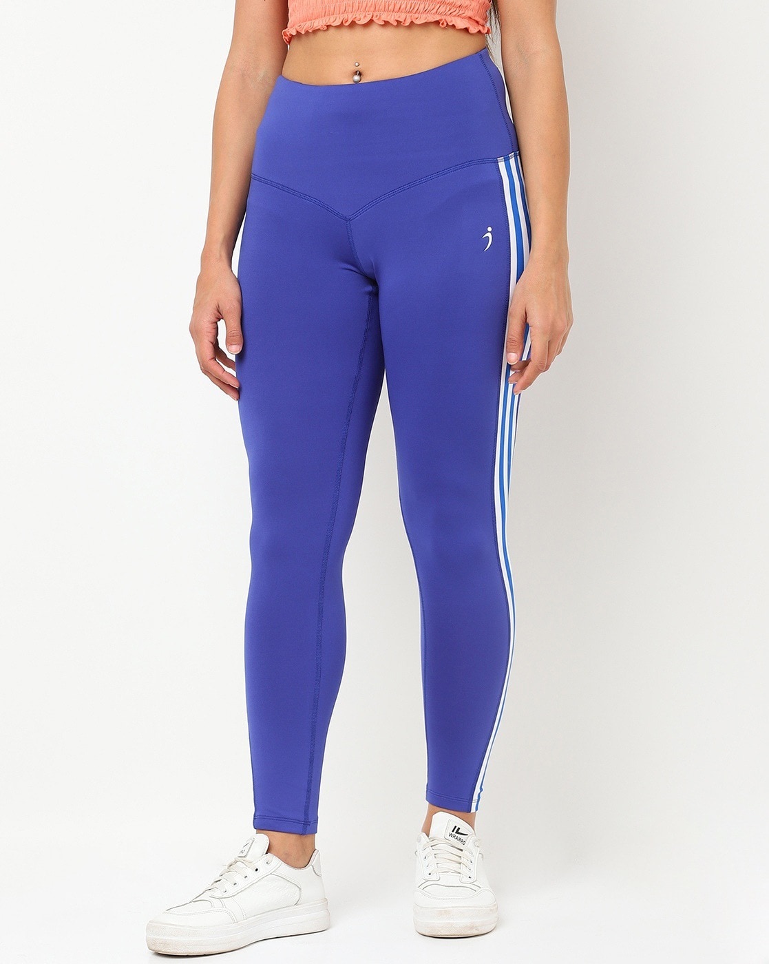 Royal blue hot sale adidas leggings