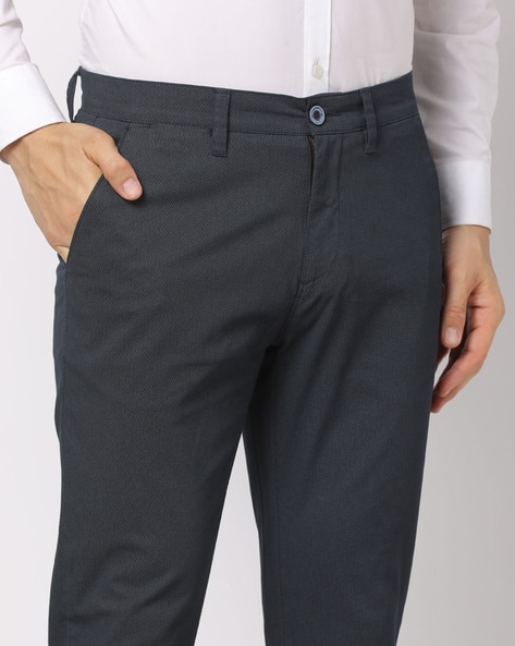 Buy navy Trousers & Pants for Men by JOHN PLAYERS Online