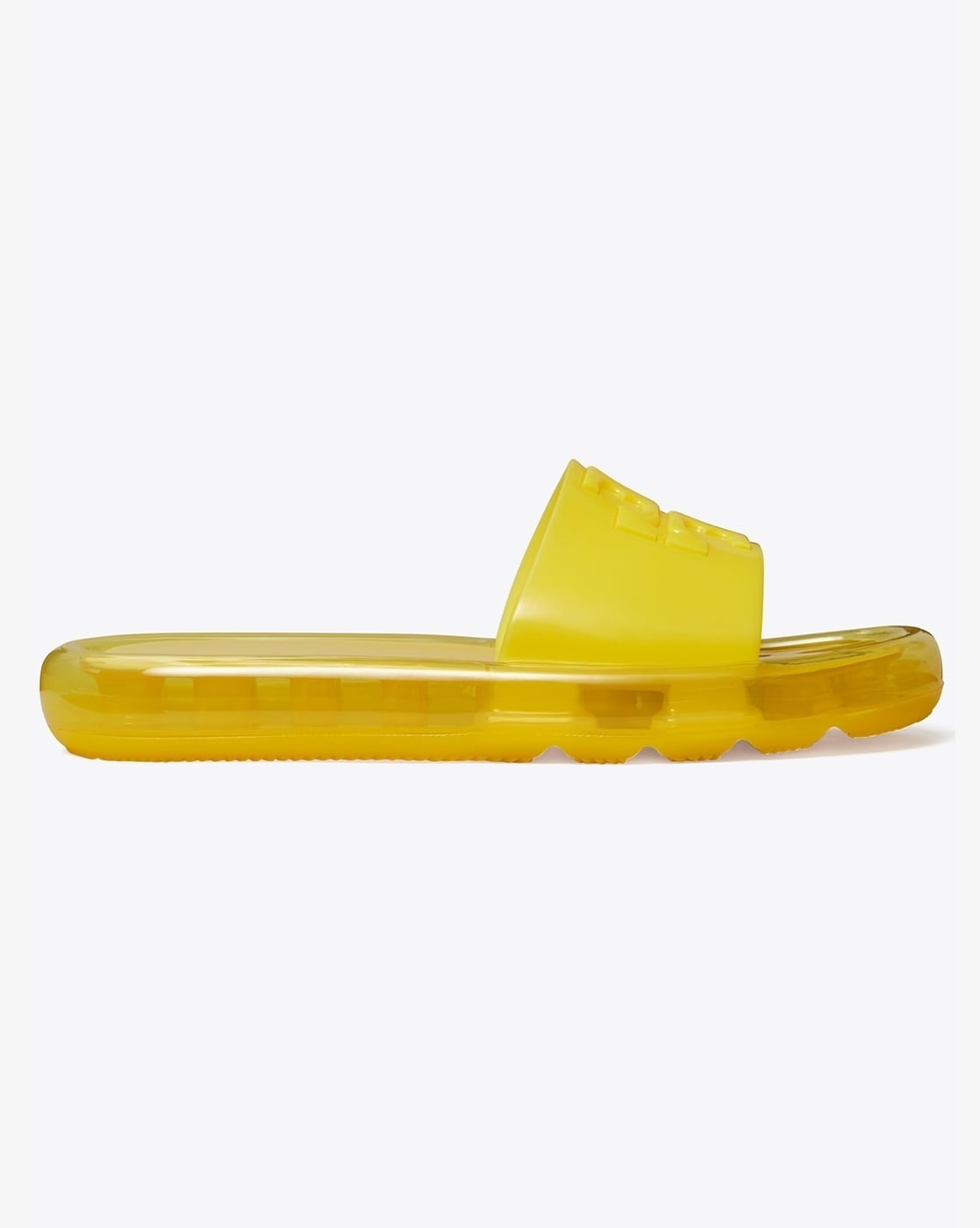 Neon yellow hot sale jelly slides