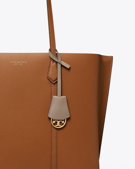 Buy Tory Burch Perry Triple-Compartment Tote Bag | Brown Color Women | AJIO  LUXE