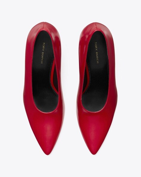 Buy Tory Burch Chain Pumps | Tory Red Color Women | AJIO LUXE