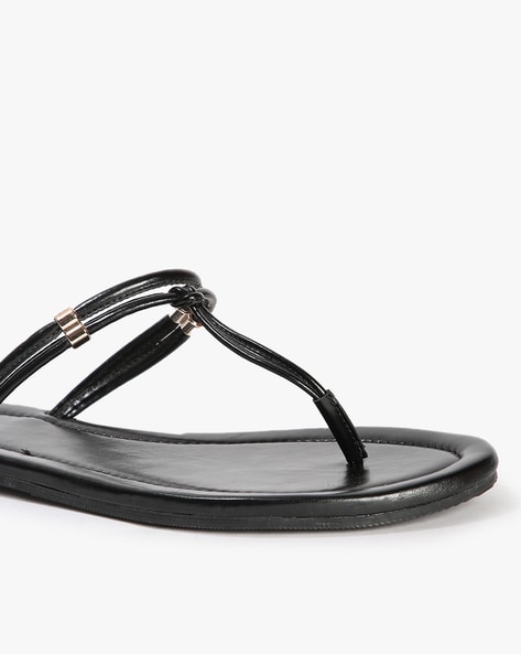 Buy Black Flat Sandals for Women by Outryt Online