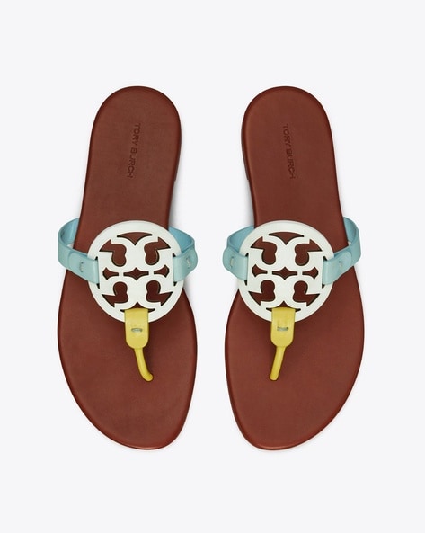 Tory burch leather discount sandals