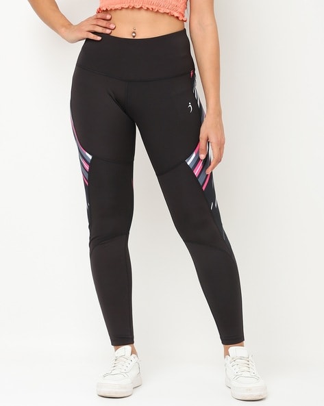 Buy black/grey Leggings for Women by Incite Online