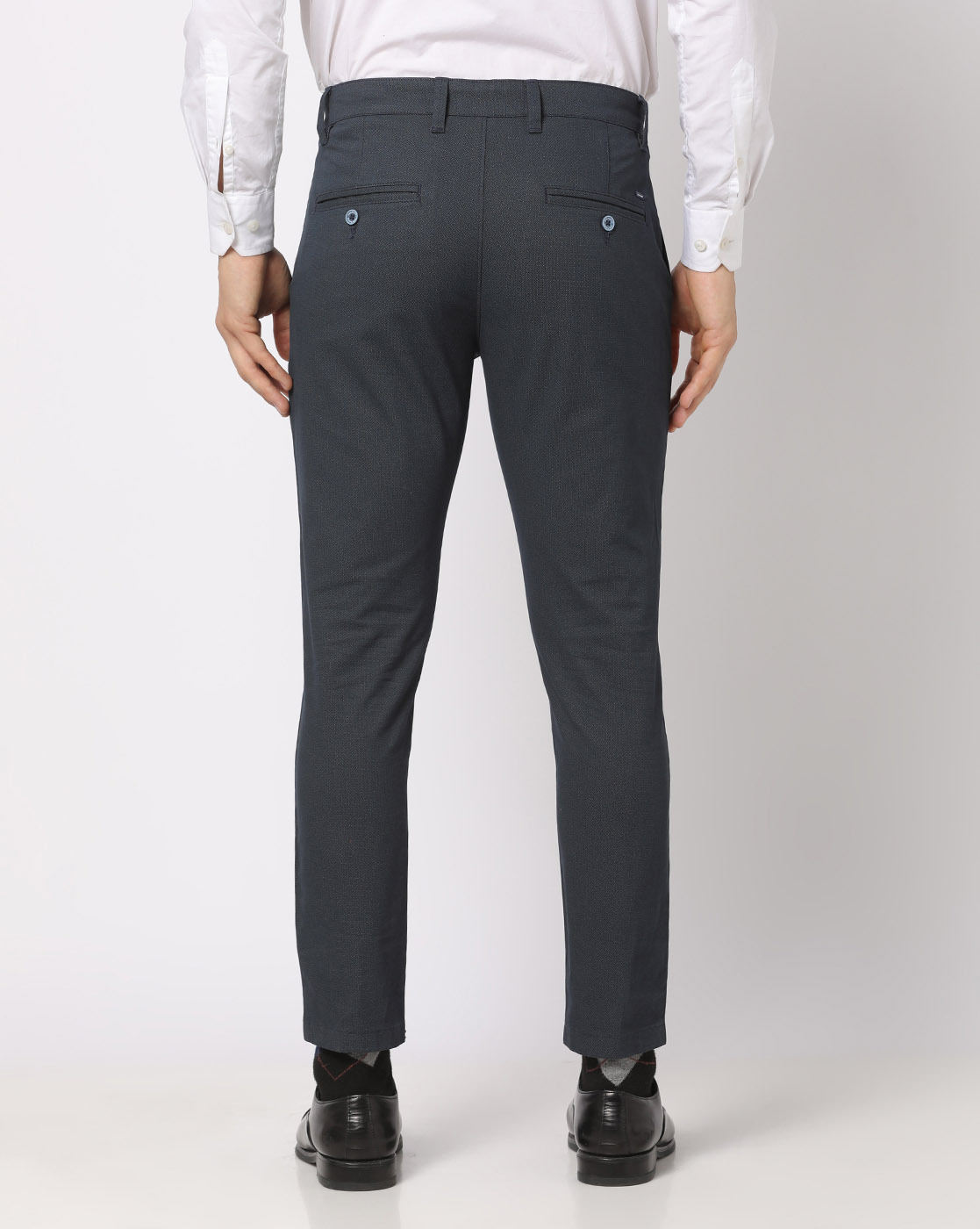 Buy navy Trousers & Pants for Men by JOHN PLAYERS Online