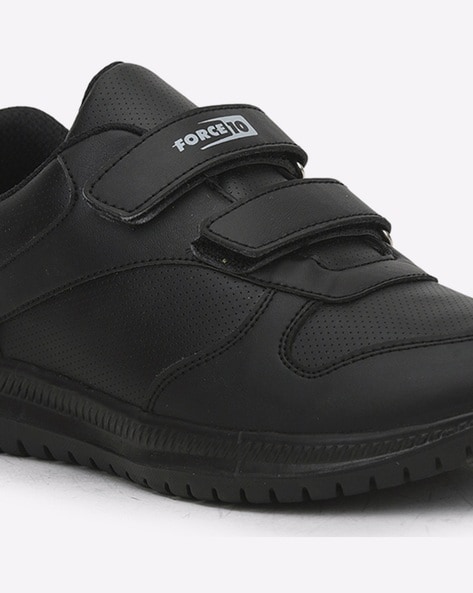 TieFit Boy's School shoes ||Velcro Shoes ||Big Boys School Shoes||