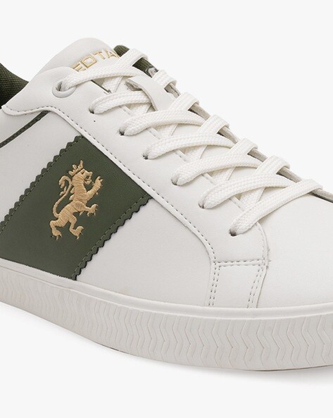red tape colourblock lace up sneakers
